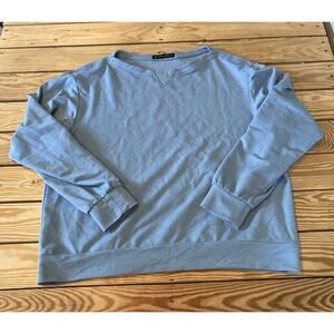 Thrive Societe Snap Shoulder Nursing Top Size Medium Women’s Blue